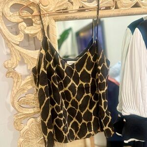 ❤️ L'AGENCE ❤️ S/P Animal Print Tank Top